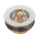 Донный клапан для ванны Koer PW-06-01 1 1/2'' автоматический СLICK-СLACK (Цвет хром) (KR5799)