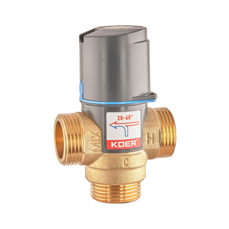 Клапан смесительный термостатический Koer KR.1268 - 1'' 20*C-60*C (KR5845)