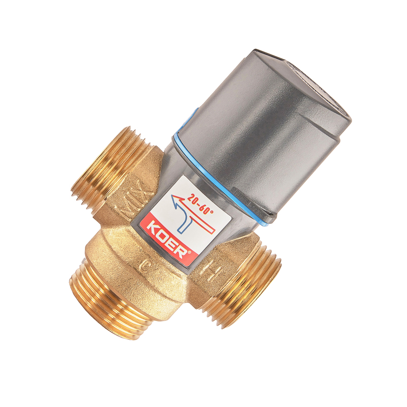 Клапан смесительный термостатический Koer KR.1268 - 1'' 20*C-60*C (KR5845)