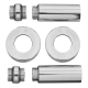 Комплект удлинителей Koer KF.SET.06MF 1/2Fx1/2M хромированный (KR5849)