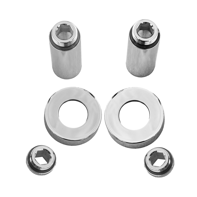 Комплект удлинителей Koer KF.SET.06MF 1/2Fx1/2M хромированный (KR5849)