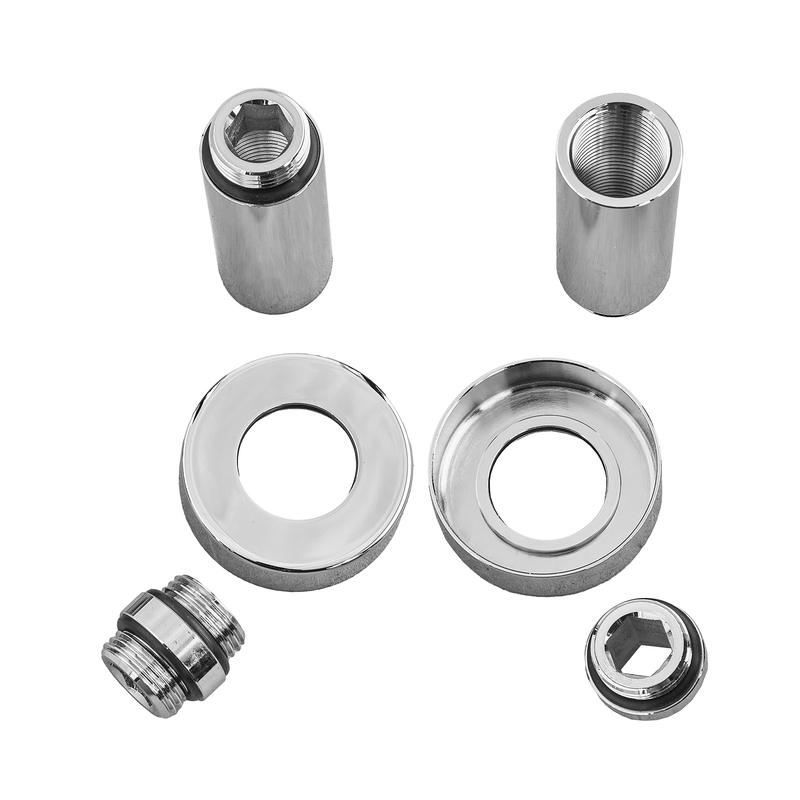 Комплект удлинителей Koer KF.SET.06MF 1/2Fx1/2M хромированный (KR5849)