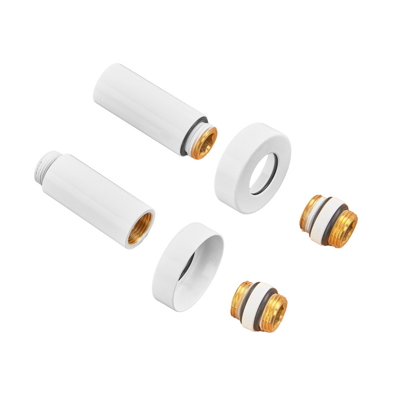 Комплект удлинителей Koer KF.SET.06MF WHITE 1/2Fx1/2M белый (KR5850)