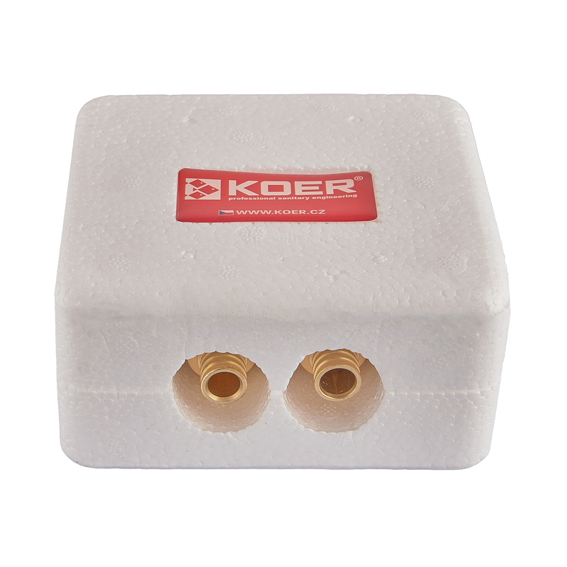 Тройник в ед. площ. Koer KA.TU-20-16-16 - 20(2.8mm)x16(2.2mm)x16(2.2mm) (теплоиз.кожух) (KR5868)