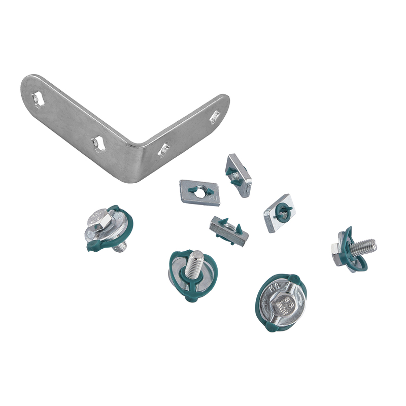 Угольник 90° Koer KCI.0202 с монтажными гайками (KR5919)