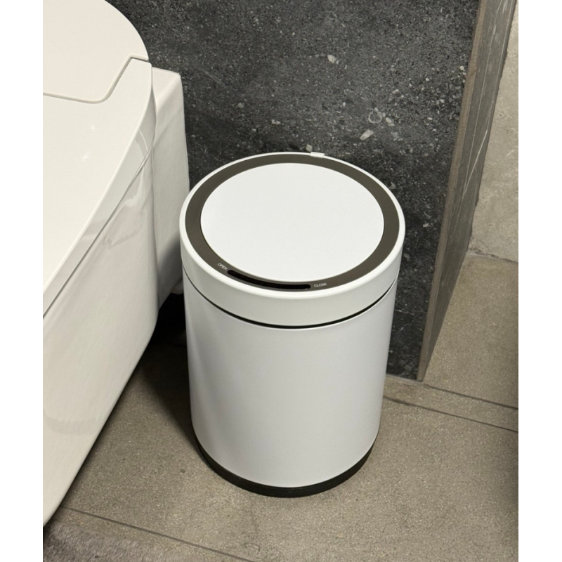 Відро для сміття сенсорне кругле KOER TC-020609-08 9 л (колір білий) (KR5938)