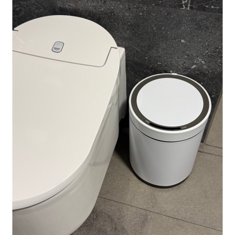 Відро для сміття сенсорне кругле KOER TC-020609-08 9 л (колір білий) (KR5938)