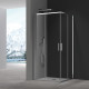 Душевая кабина без поддона Koer SR SC10-90x90x195-TR-01 прозрачное стекло Easy Clean 6мм, хром (KR5942)