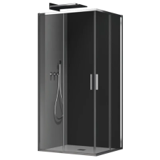 Душевая кабина без поддона Koer SR SC10-90x90x195-TR-01 прозрачное стекло Easy Clean 6мм, хром (KR5942)