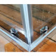 Душевая кабина без поддона Koer SR SC10-90x90x195-TR-01 прозрачное стекло Easy Clean 6мм, хром (KR5942)