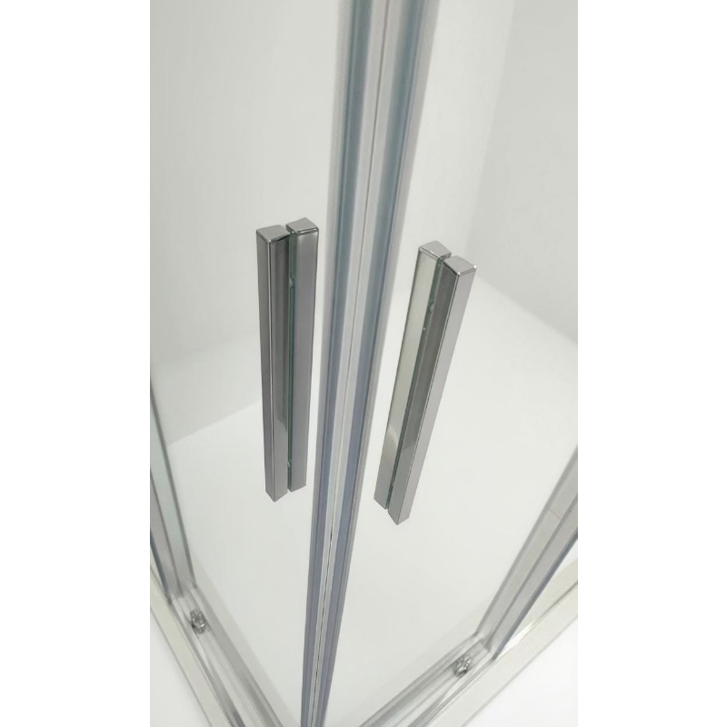 Душевая кабина без поддона Koer SR SC10-90x90x195-TR-01 прозрачное стекло Easy Clean 6мм, хром (KR5942)