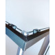 Душевая кабина без поддона Koer SR SC10-90x90x195-TR-07 прозрачное стекло Easy Clean 6мм, графит (KR5944)