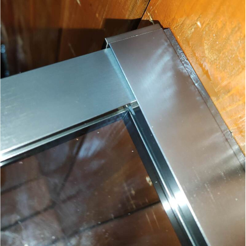 Душевая кабина без поддона Koer SR SC10-90x90x195-TR-07 прозрачное стекло Easy Clean 6мм, графит (KR5944)