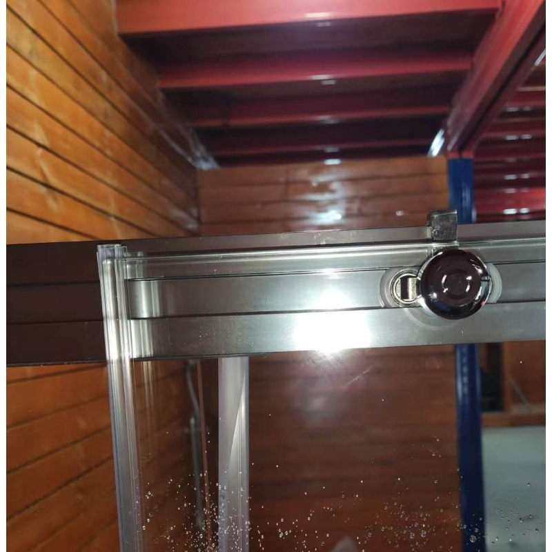 Шторки стеклянные на ванну раздвижные Koer SR BS06-120x150-TR-01 прозрачное стекло Easy Clean 6мм, хром (KR5945)