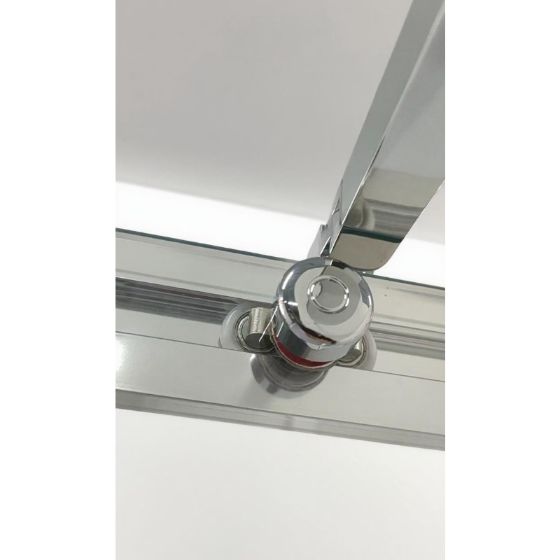 Шторки стеклянные на ванну раздвижные Koer SR BS06-120x150-TR-01 прозрачное стекло Easy Clean 6мм, хром (KR5945)