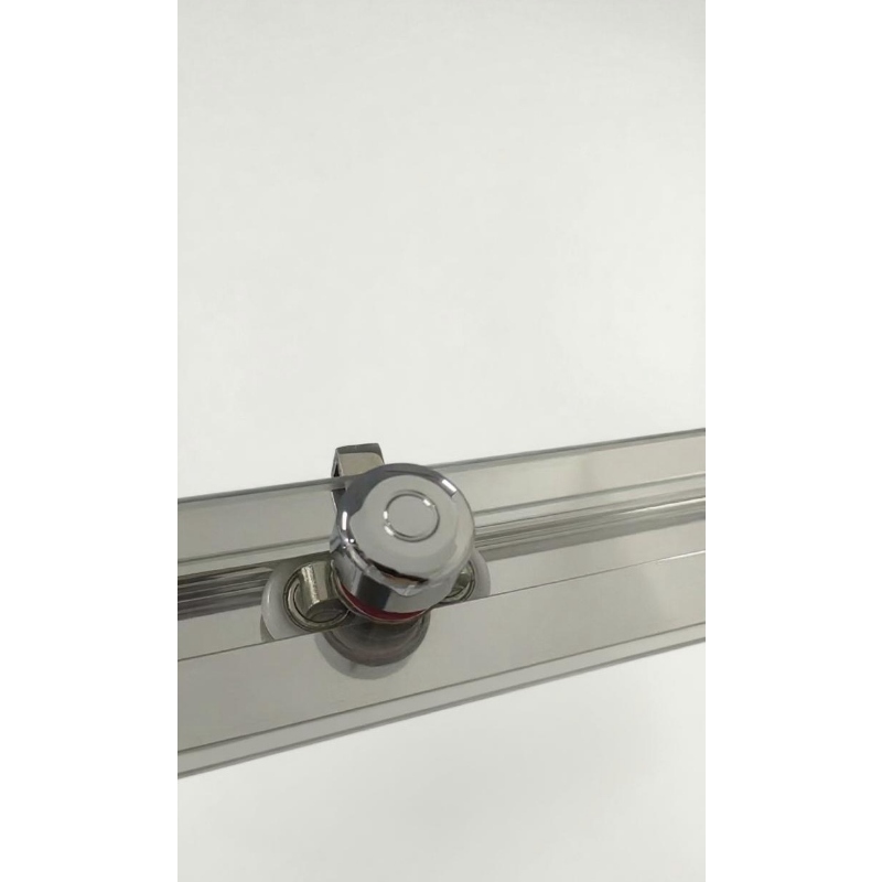 Шторки стеклянные на ванну раздвижные Koer SR BS06-120x150-TR-01 прозрачное стекло Easy Clean 6мм, хром (KR5945)