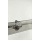 Шторки стеклянные на ванну раздвижные Koer SR BS06-120x150-TR-01 прозрачное стекло Easy Clean 6мм, хром (KR5945)