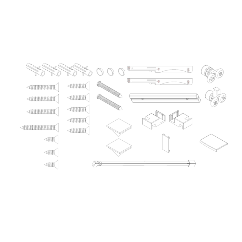 Шторки скляні на ванну розсувні Koer SR BS06-120x150-TR-12 прозоре скло Easy Clean 6мм, матове золото (KR5946)