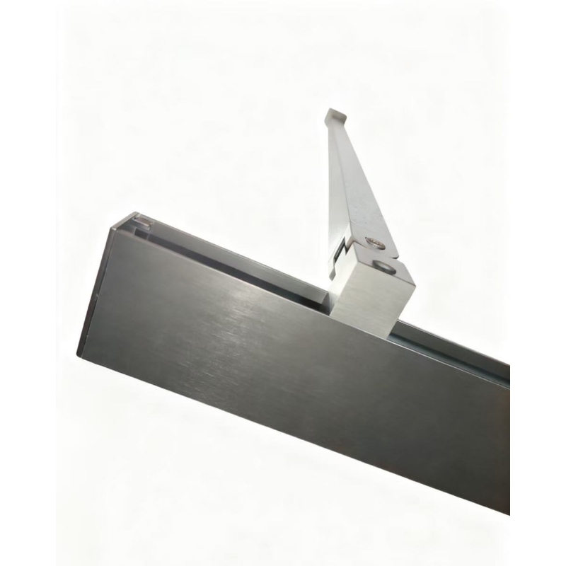 Шторки стеклянные на ванну раздвижные Koer SR BS06-120x150-TR-07 прозрачное стекло Easy Clean 6мм, графит (KR5947)