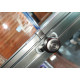Шторки стеклянные на ванну раздвижные Koer SR BS06-120x150-TR-07 прозрачное стекло Easy Clean 6мм, графит (KR5947)