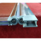 Шторки стеклянные на ванную складные Koer SR BS07-80x140-TR-01 прозрачное стекло Easy Clean 4мм, хром (KR5948)