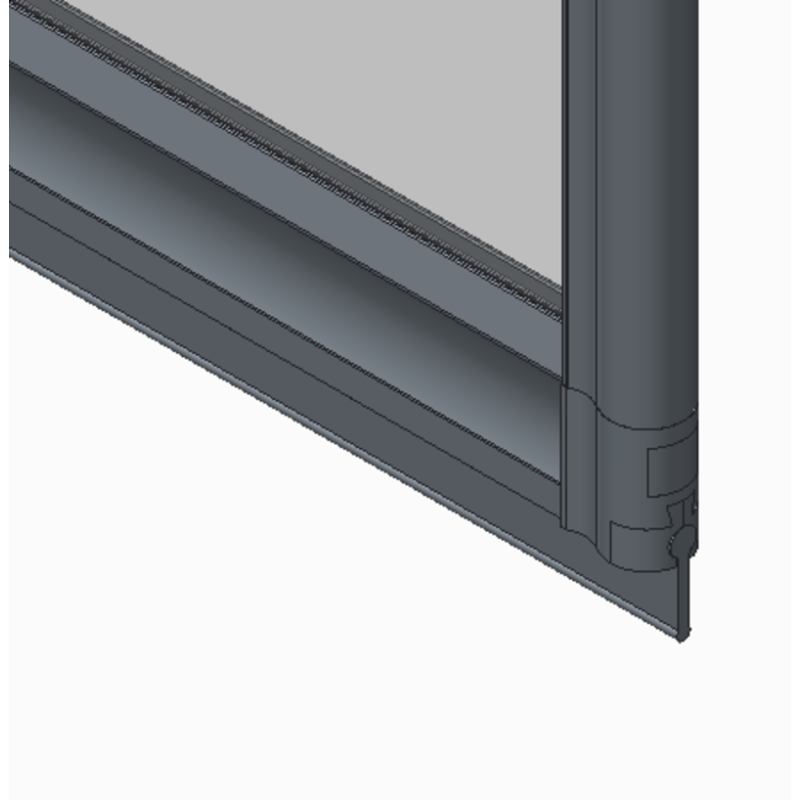 Шторки стеклянные на ванную складные Koer SR BS07-80x140-TR-01 прозрачное стекло Easy Clean 4мм, хром (KR5948)