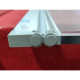 Шторки стеклянные на ванную складные Koer SR BS07-80x140-TR-01 прозрачное стекло Easy Clean 4мм, хром (KR5948)