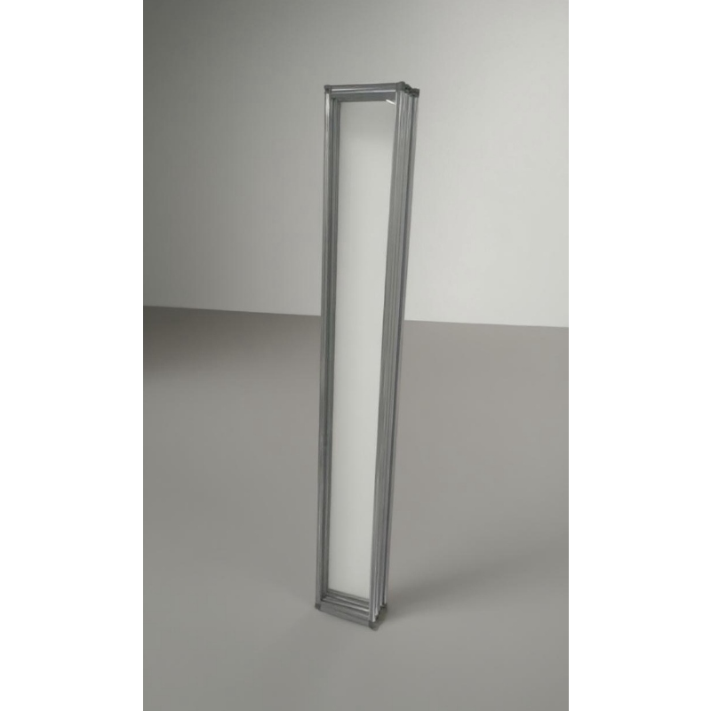 Шторки стеклянные на ванную складные Koer SR BS07-80x140-TR-01 прозрачное стекло Easy Clean 4мм, хром (KR5948)