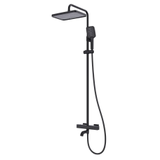 Душевая колонна с термостатическим смесителем Koer KB-57038-05 3 функции (Цвет черный) (KR5961)