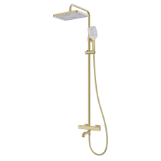 Душевая колонна с термостатическим смесителем Koer KB-57038-12 3 функции (Цвет матовое золото) (KR5963)