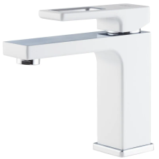 Смеситель для умывальника KOER KB-10009-04 (Цвет хром+белый) (KR5975)