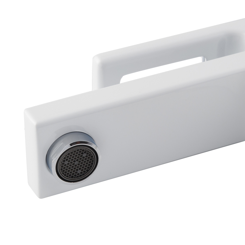 Смеситель для умывальника KOER KB-10009-04 (Цвет хром+белый) (KR5975)