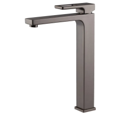 Смеситель для умывальника высокий KOER KB-11009-07 (Цвет графит) (KR5978)