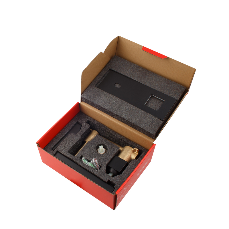 Смеситель для умывальника встраиваемый KOER KB-16009-05 (Цвет черный) (KR5980)