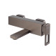 Смеситель для ванны с коротким изливом KOER KB-41009-07 (Цвет графит) (KR5986)