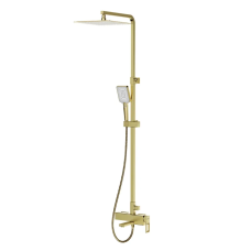 Душевая колонна со смесителем KOER KB-56009-12 3 функции (Цвет матовое золото) (KR5989)