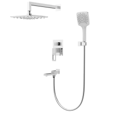 Душевая система встраиваемая KOER KB-66009-04 3 функции (Цвет хром+белый) (KR5990)