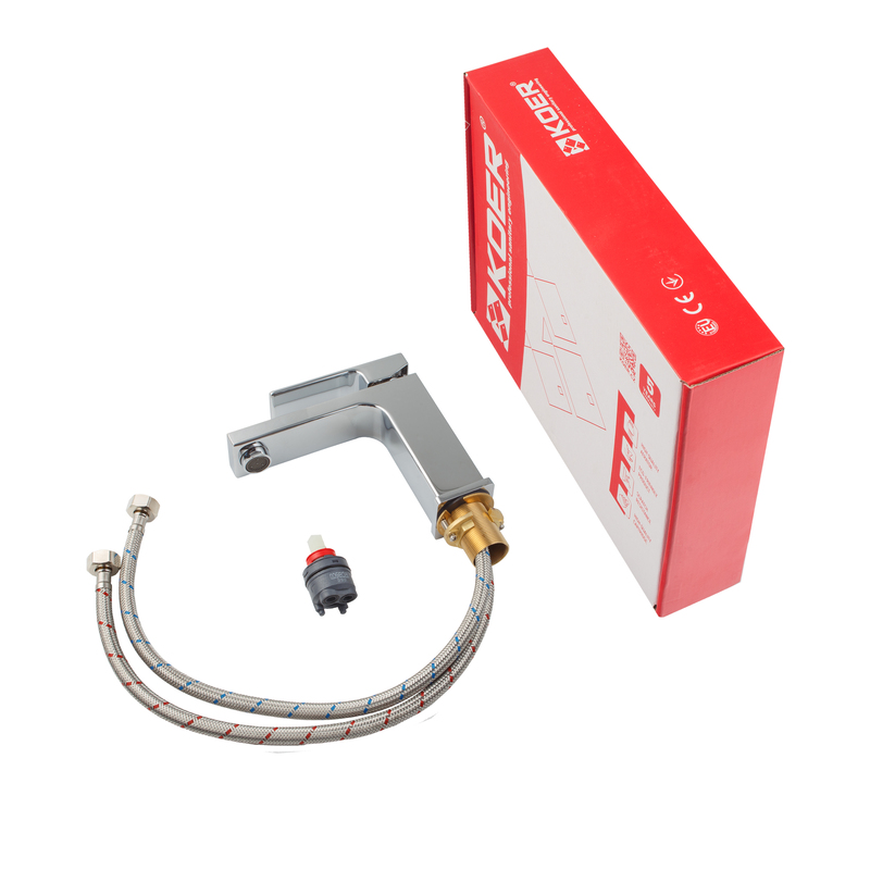 Смеситель для умывальника KOER KB-10039-01 (Цвет хром) (KR5994)