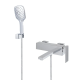 Смеситель для ванны с коротким изливом KOER KB-41039-01 (Цвет хром) (KR5996)