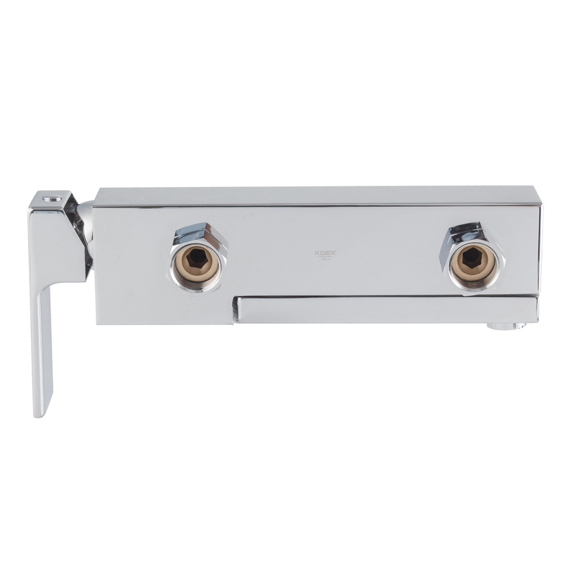 Смеситель для ванны с коротким изливом KOER KB-41039-01 (Цвет хром) (KR5996)