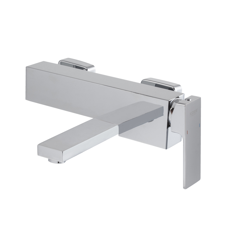 Смеситель для ванны с коротким изливом KOER KB-41039-01 (Цвет хром) (KR5996)