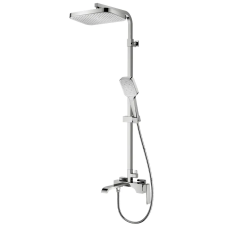 Душевая колонна со смесителем KOER KB-56037-01 3 функции (Цвет хром) (KR6001)