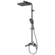 Душевая колонна со смесителем KOER KB-56037-07 3 функции (Цвет графит) (KR6002)