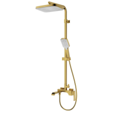 Душевая колонна со смесителем KOER KB-56037-12 3 функции (Цвет матовое золото) (KR6003)