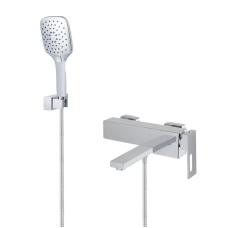 Смеситель для ванны с коротким изливом KOER KB-41009-01 (Цвет хром) (KR6017)