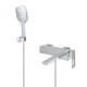 Смеситель для ванны с коротким изливом KOER KB-41009-01 (Цвет хром) (KR6017)