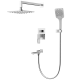 Душевая система встраиваемая KOER KB-66009-01 3 функции (Цвет хром) (KR6019)