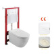 Унитаз-биде подвесной с электронным управлением Koer TB-0101 Smart 590x375x335mm (KR6117)