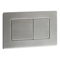 Панель змиву Koer KT-0612-02 240x160x10mm з нержавіючої сталі, кнопка квадратна SUS304 (KR6120)