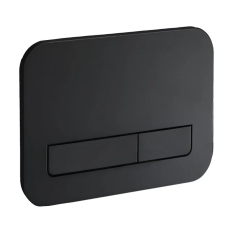 Панель смыва Koer KT-0609-05 240x160x7mm пластиковая, кнопка линейная (цвет черный матовый) (KR6131)